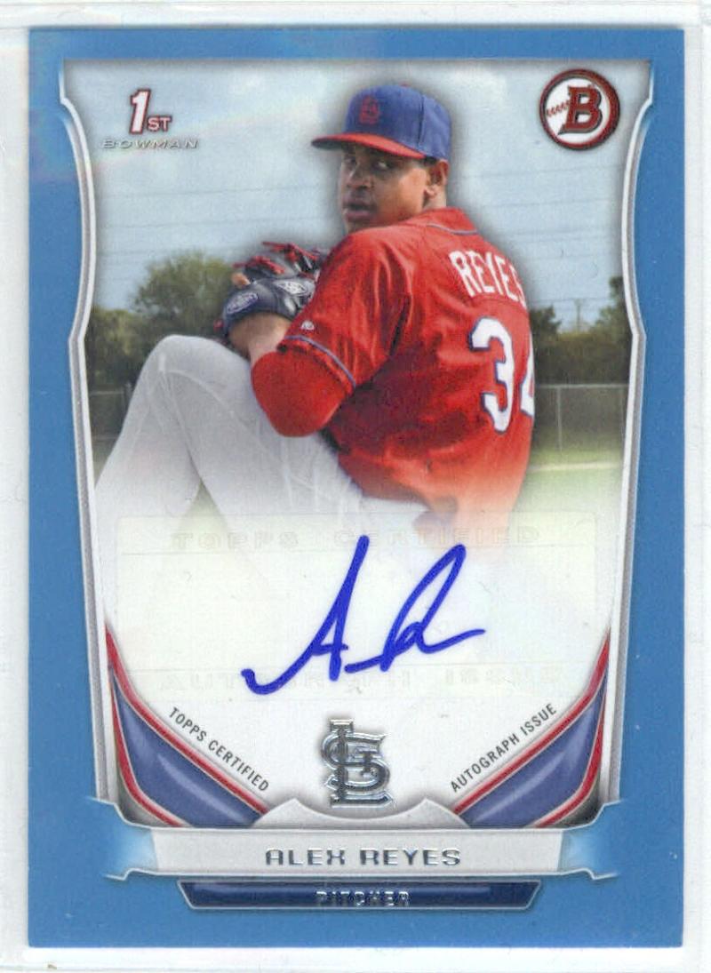 2014 Bowman  Prospects Autographs Blue