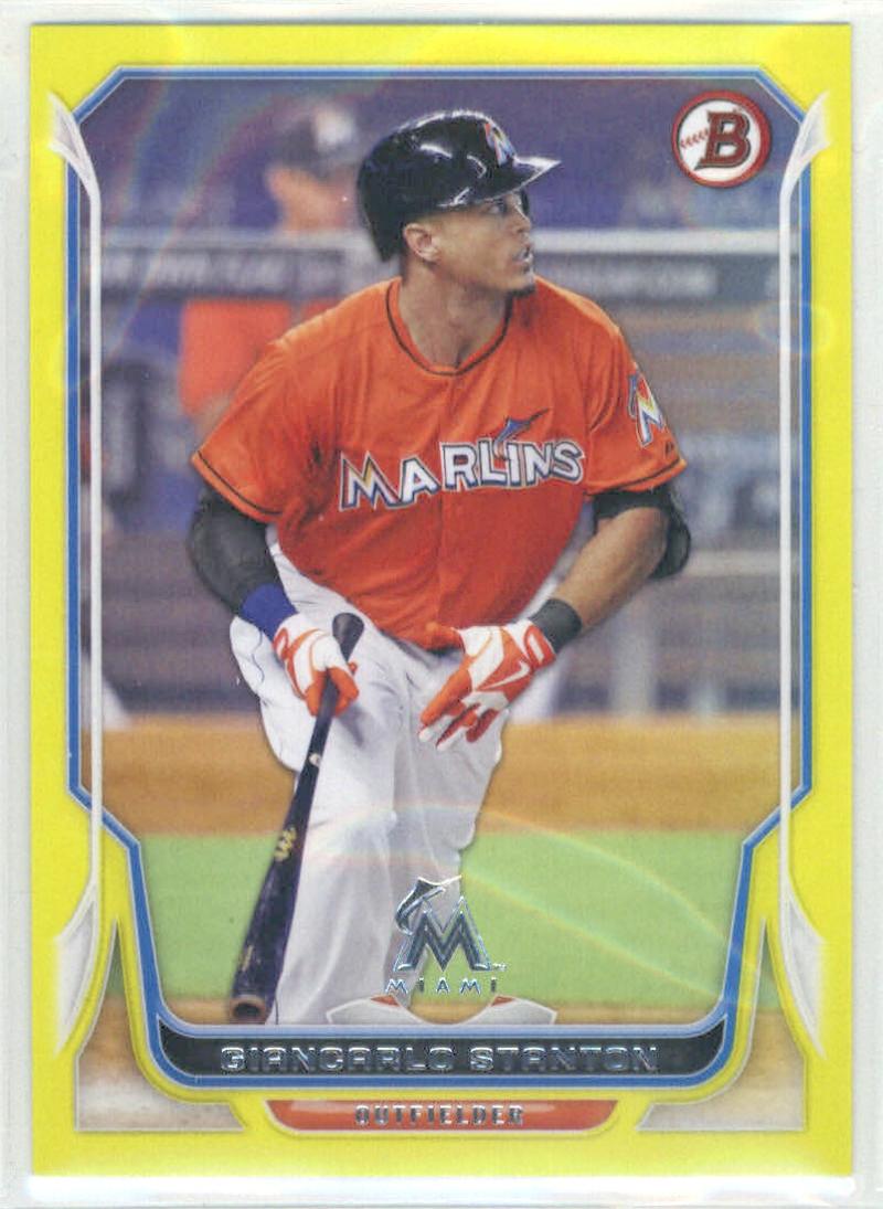 2014 Bowman  Yellow Border