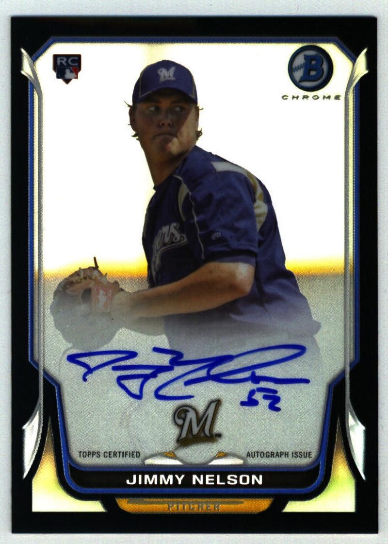 2014 Bowman  Chrome Rookies Autograph Refractor Black