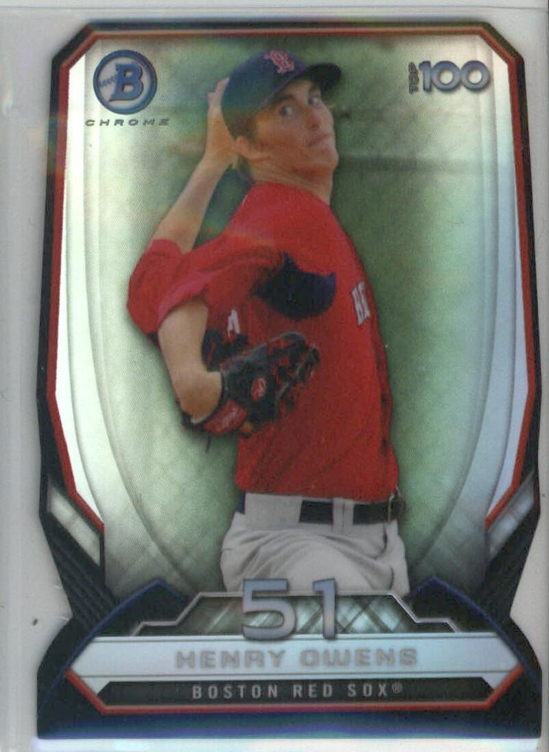 2014 Bowman  Top 100 Prospects Die Cut Refractor