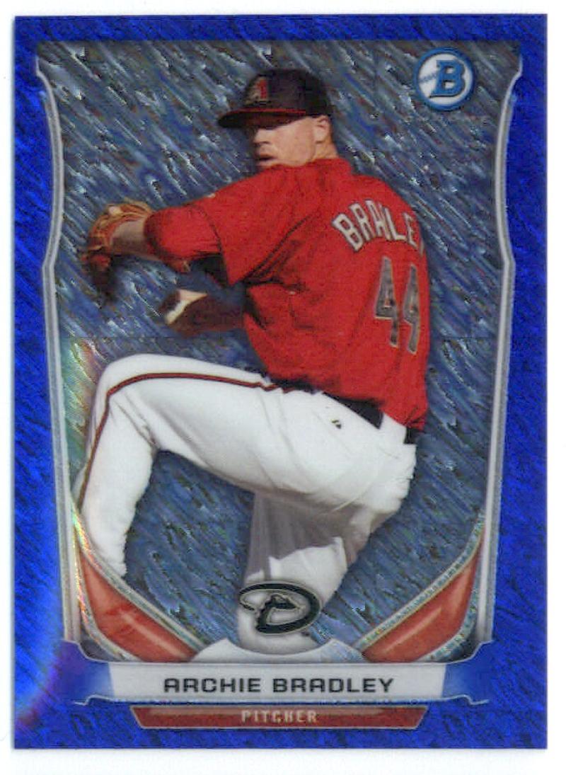 2014 Bowman  Chrome Refractor Mini Blue