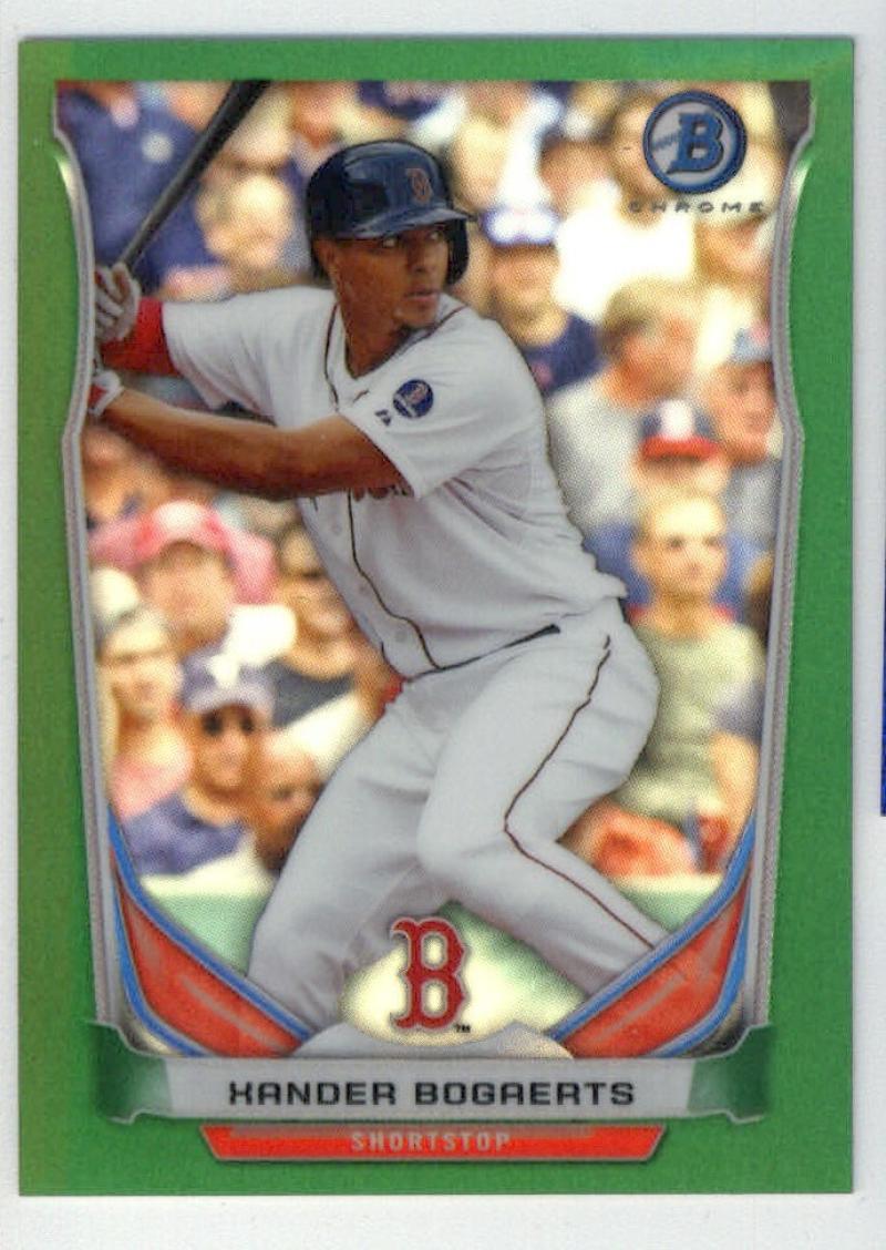 2014 Bowman  Chrome Refractor Mini Green