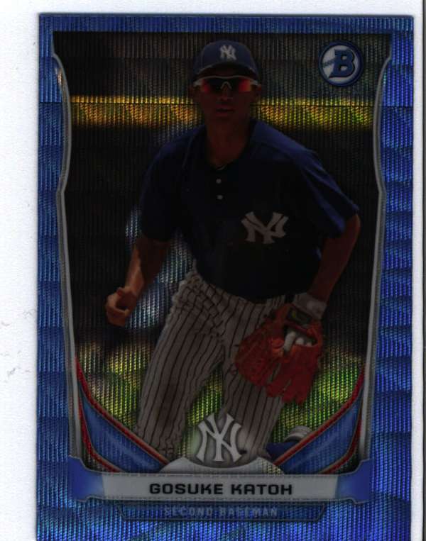 2014 Bowman  Chrome Prospects Blue Wave