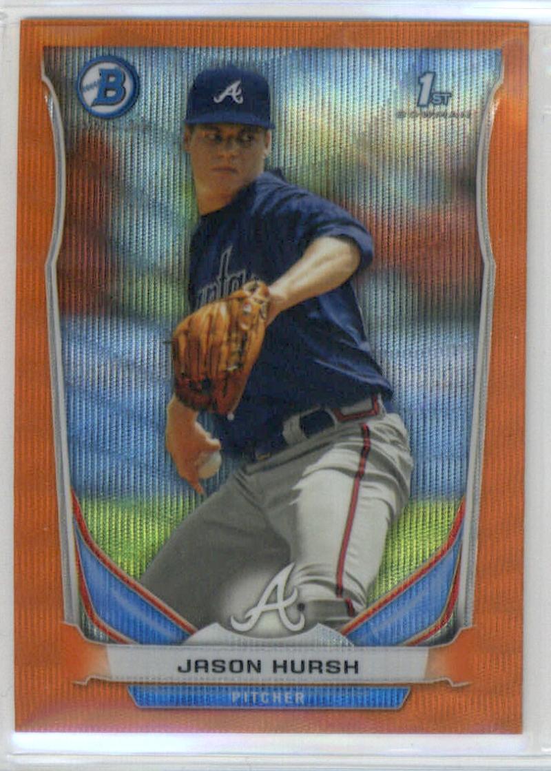 2014 Bowman  Chrome Prospects Orange Wave