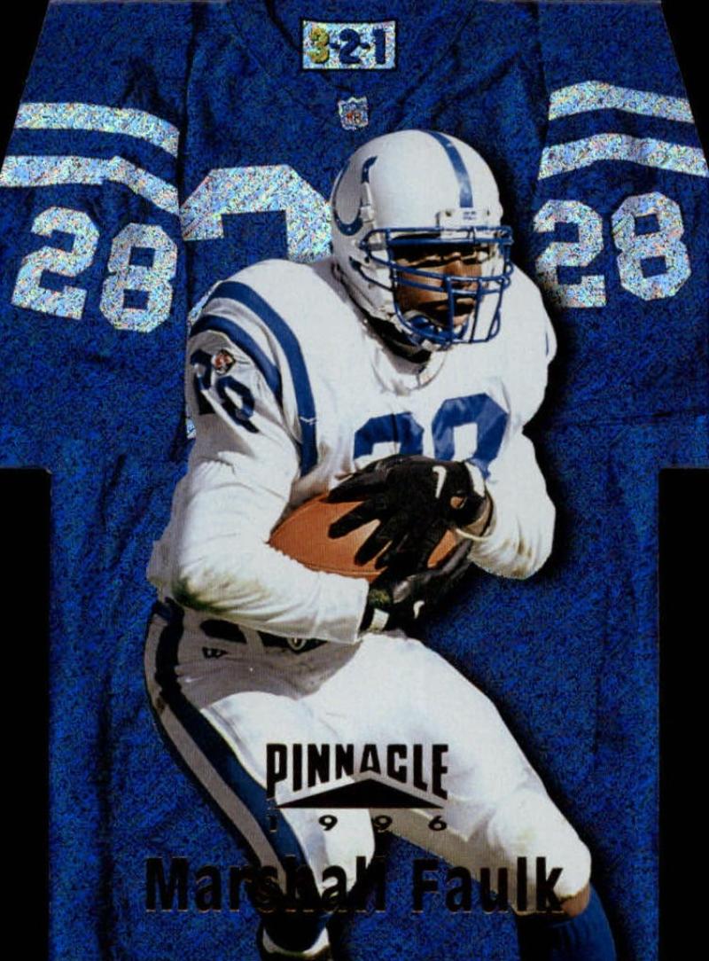 1996 Pinnacle  Die-Cut Jerseys