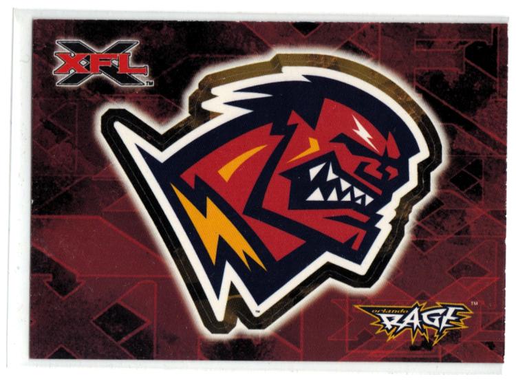 2001 Topps XFL Logo Stickers