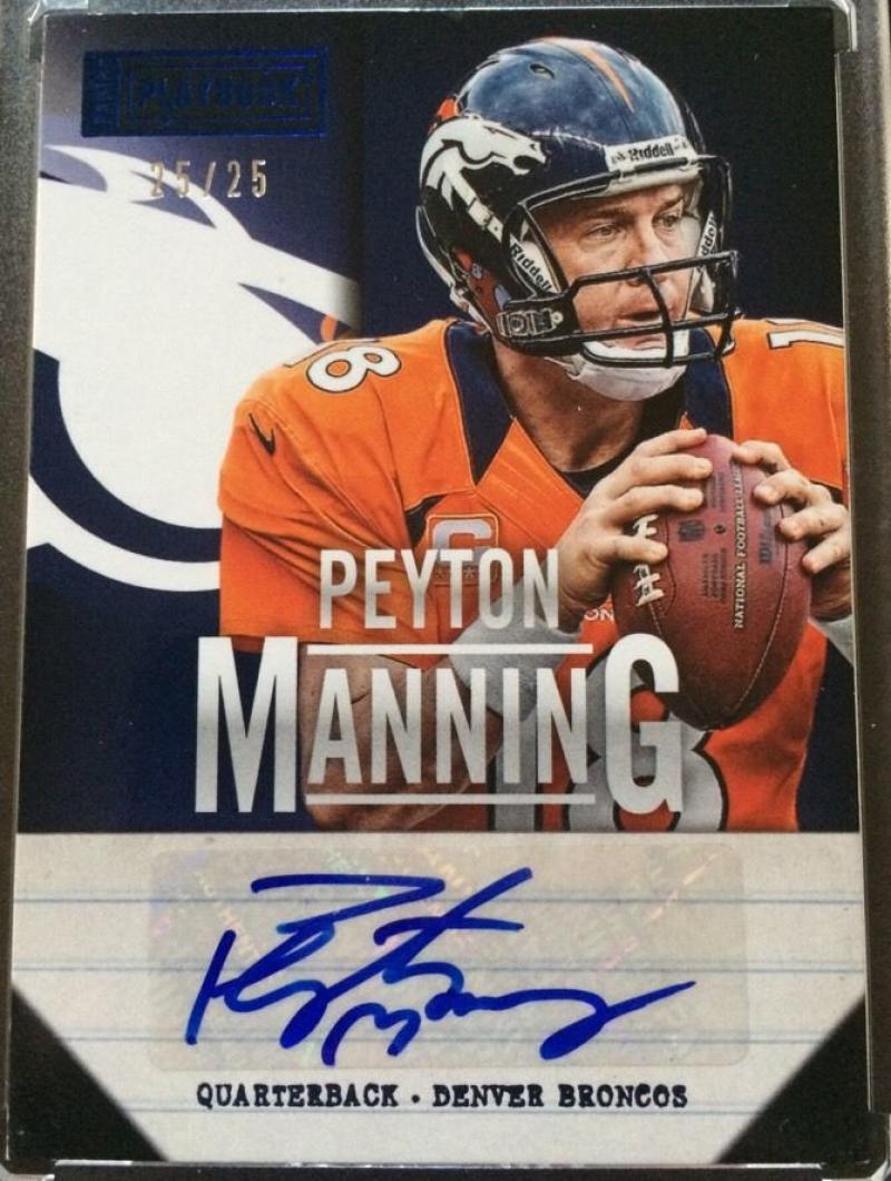 2013 Panini Playbook Signatures Blue