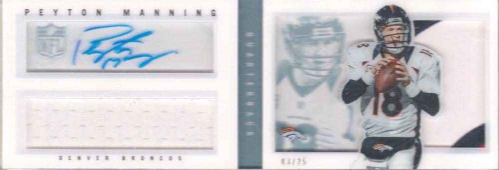 2013 Panini Playbook Playbook Booklet Signature Platinum