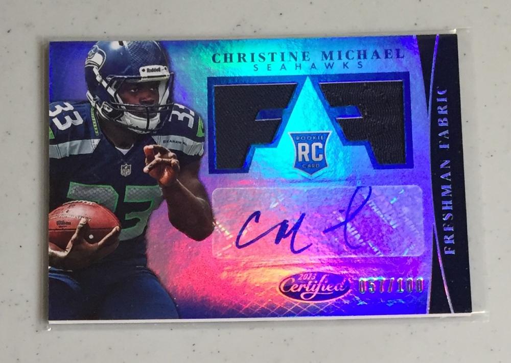 2013 Panini Certified 2013 Panini Certified Freshman Fabric Mirror Blue Signatures