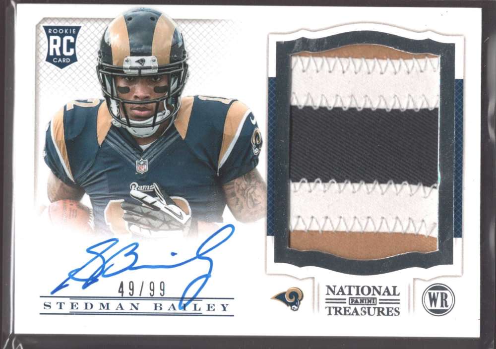 2013 Playoff National Treasures NT Rookie Signature Materials Silver