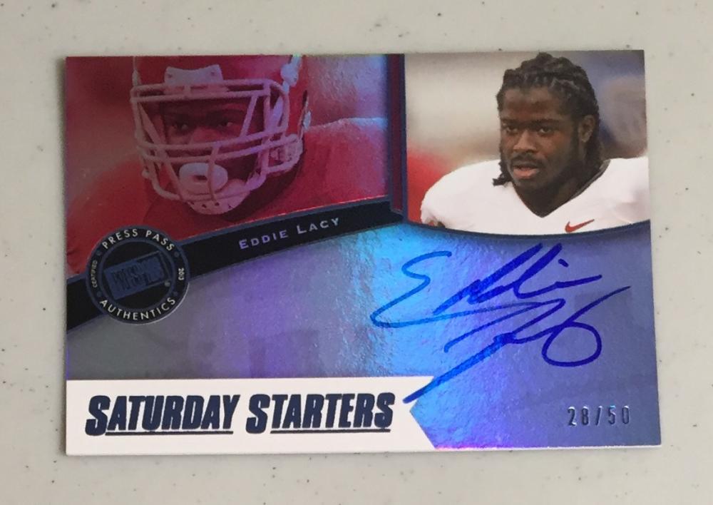 2013 Press Pass Fanfare Saturday Starters Autographs Blue