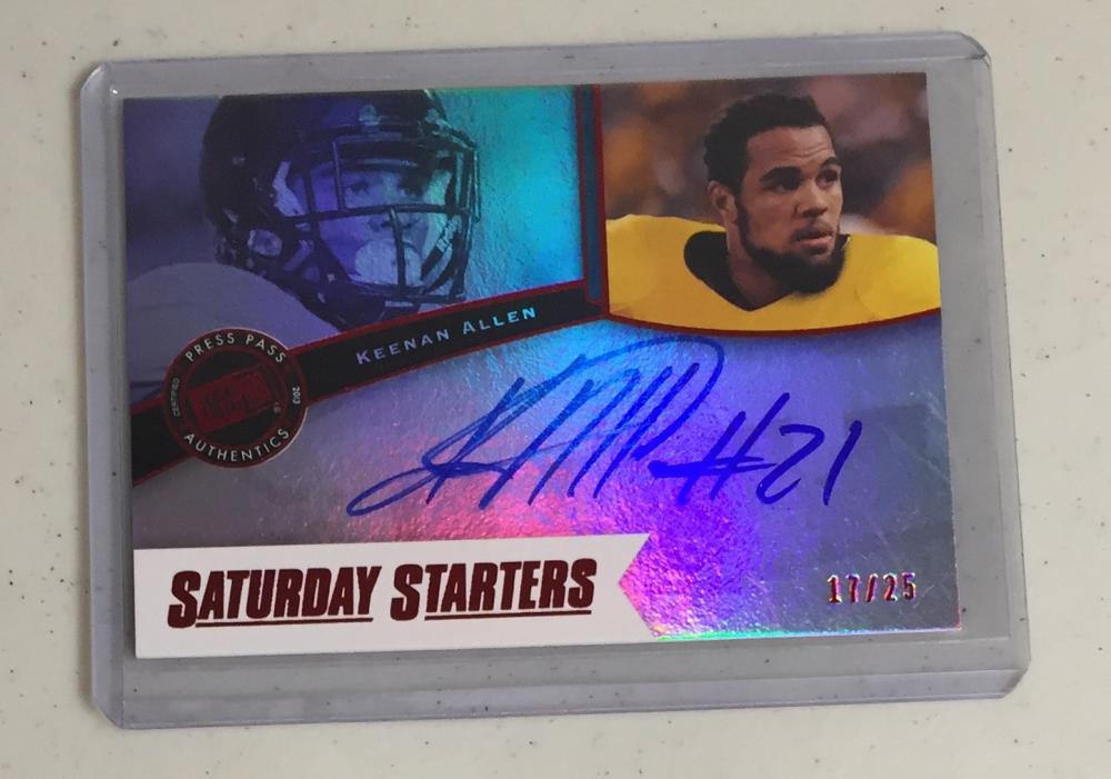 2013 Press Pass Fanfare Saturday Starters Autographs Red