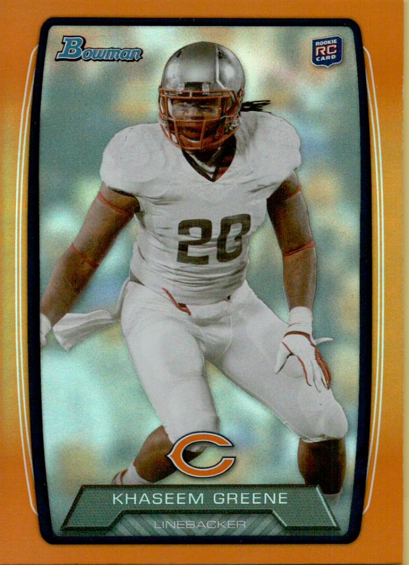 2013 Bowman  Rainbow Orange