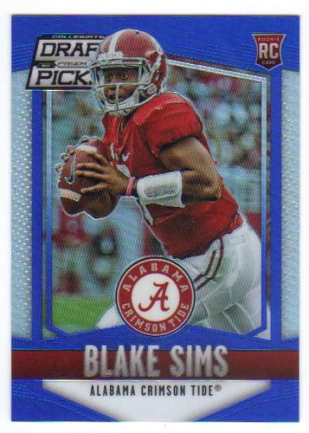 2015 Panini Prizm Collegiate Draft Picks Draft Picks Blue Prizms