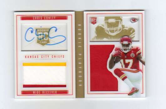 2015 Panini Playbook Rookies Booklet Signature Gold