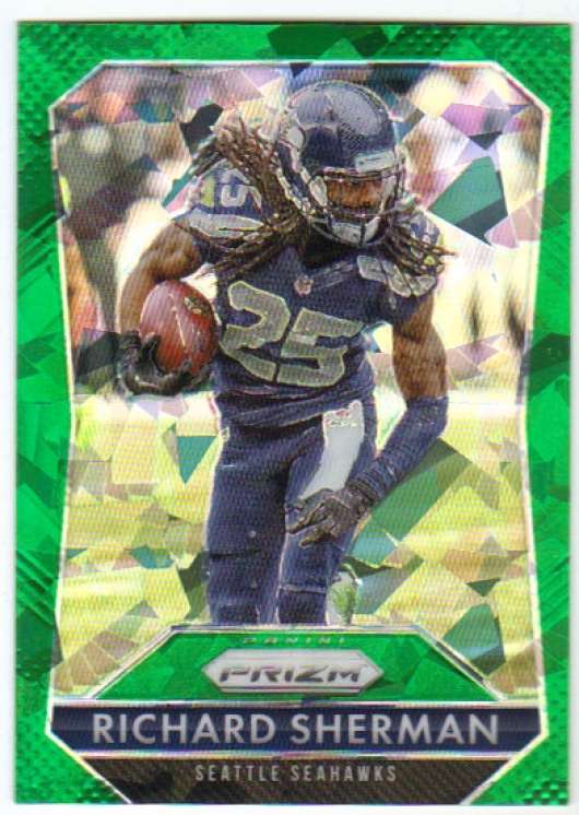 2015 Panini Prizm Green Crystals Prizm (Cracked Ice)