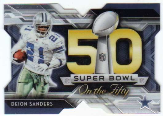 2015 Topps Chrome Super Bowl 50 Die Cuts