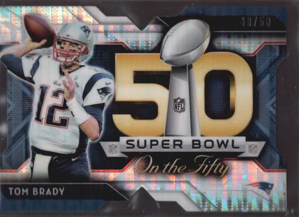 2015 Topps Chrome Super Bowl 50 Die Cuts Pulsar Refractor