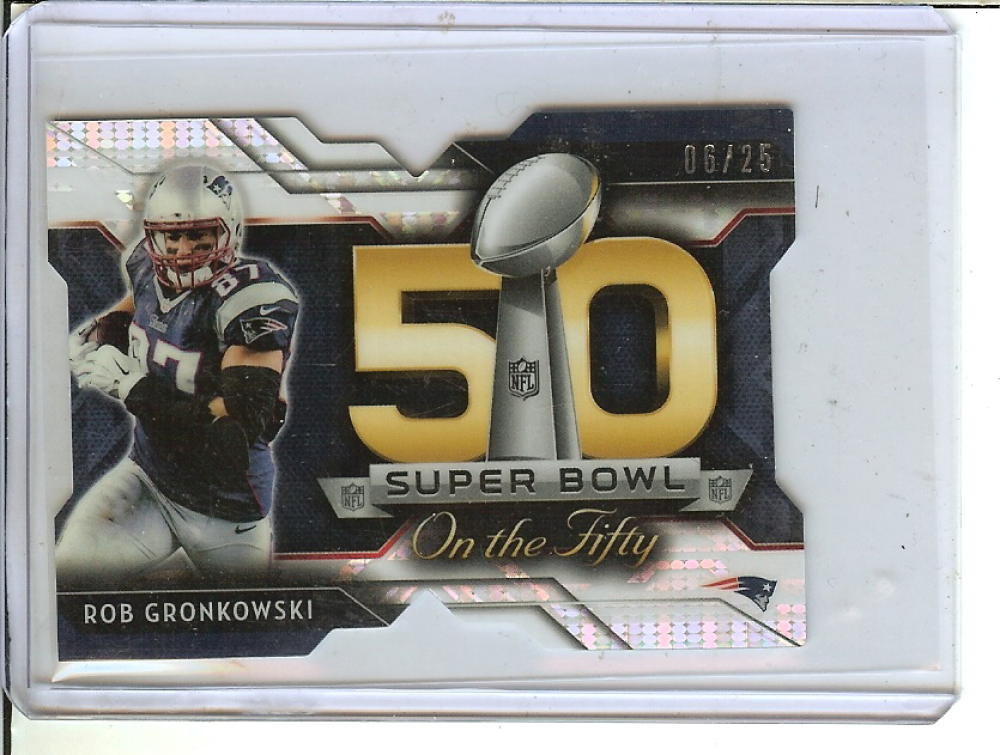 2015 Topps Mini Chrome Super Bowl 50 Die Cuts Pulsar Refractor