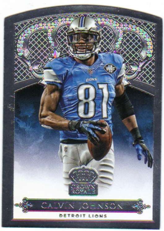 : 2015 Panini Gridiron Kings #59╩Calvin Johnson Football Card :  Collectibles & Fine Art