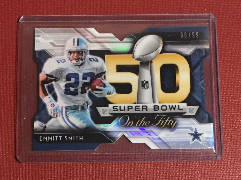 2015 Topps Chrome Super Bowl 50 Die Cuts Refractor