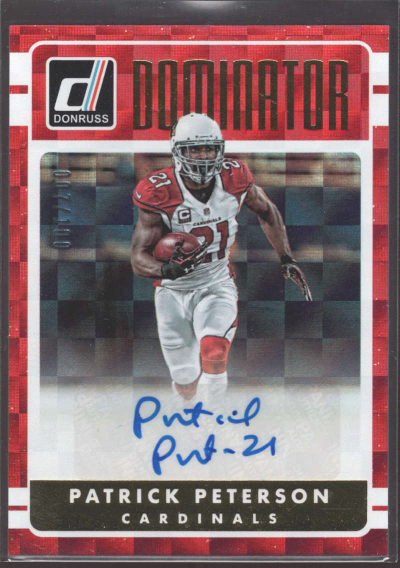 2016 Donruss  Dominators Autographs