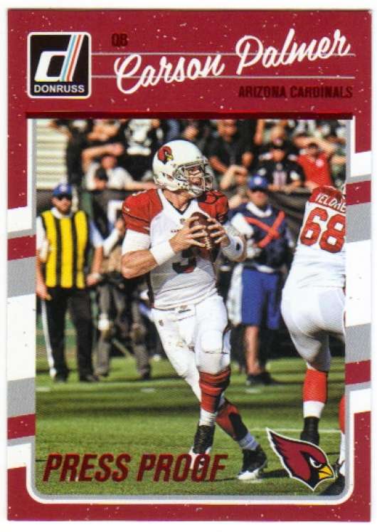 2016 Donruss  Press Proofs Red