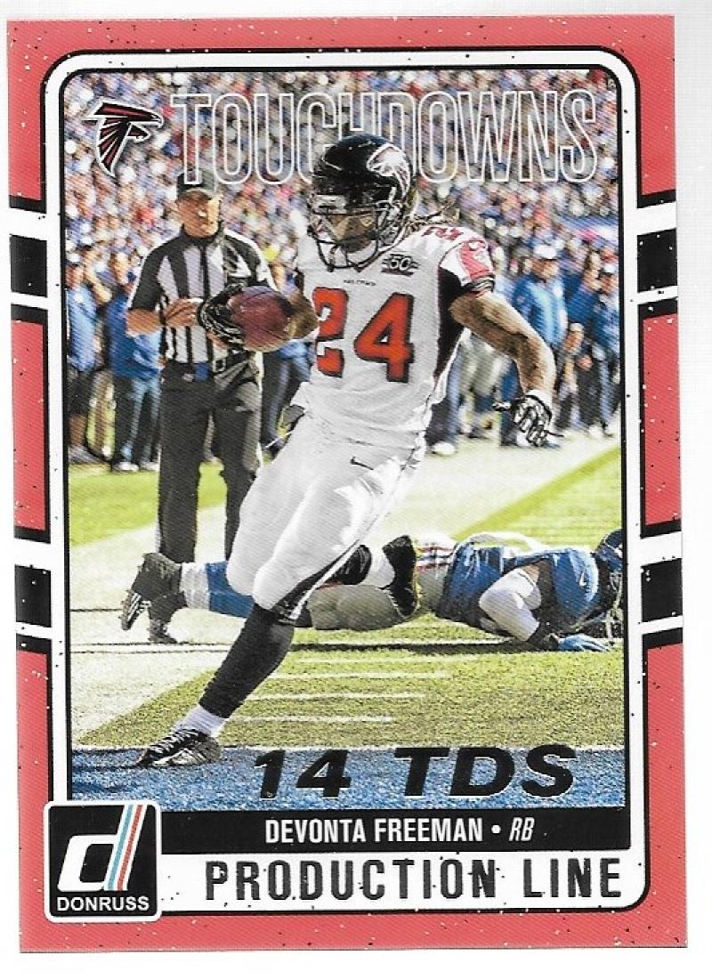 2016 Donruss  Production Line Touchdowns