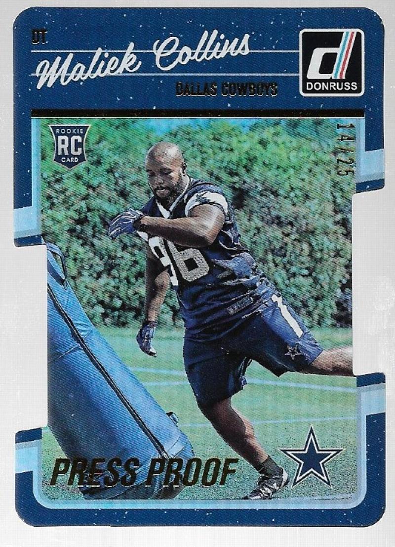 2016 Donruss  Rookies Press Proofs Gold Die Cut