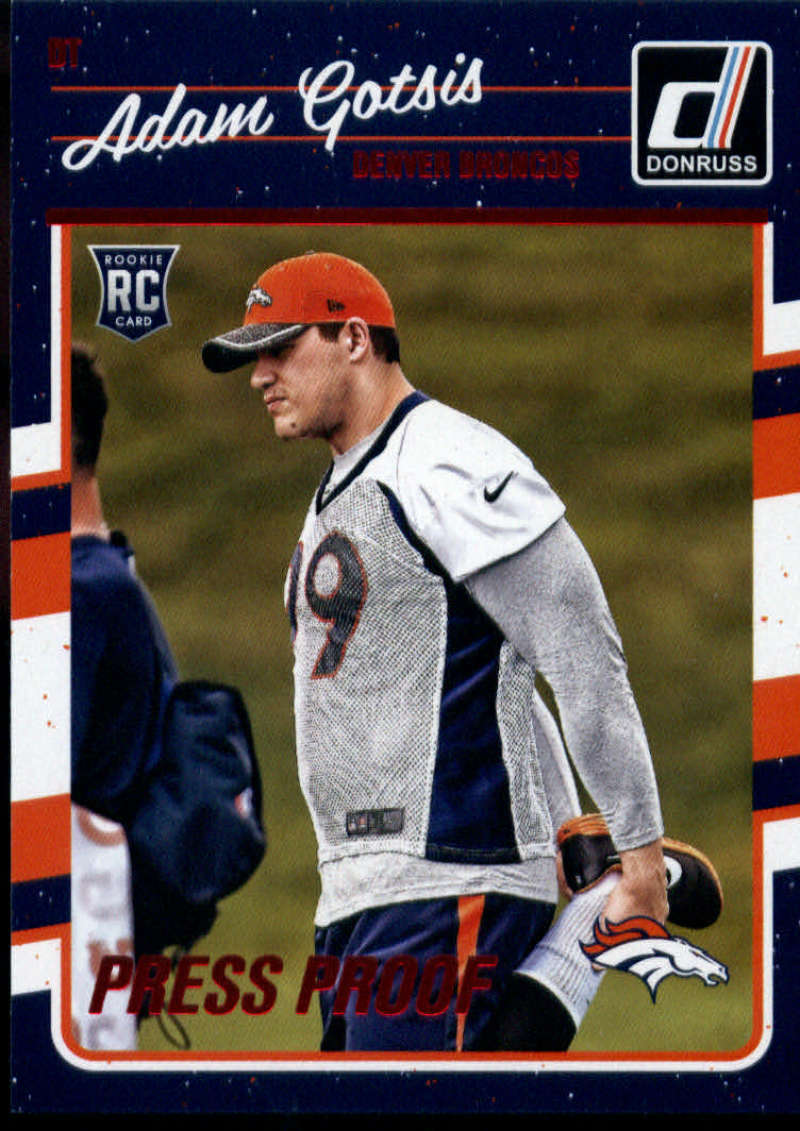 2016 Donruss  Rookies Press Proofs Red