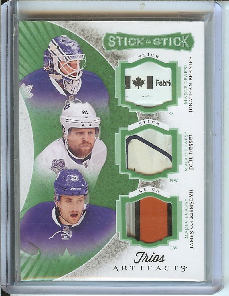 2015-16 Upper Deck Artifacts Stick to Stick Trios Green