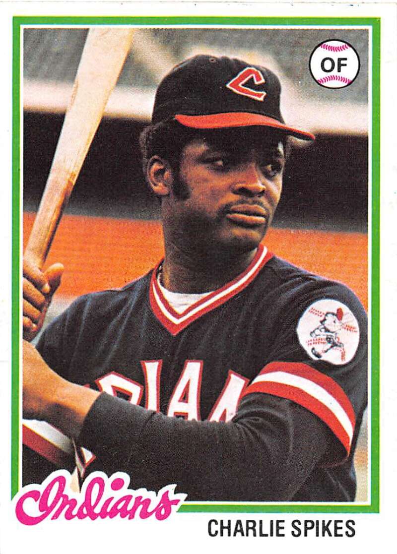 1978 Topps #459 Charlie Spikes Indians NM Near Mint | eBay