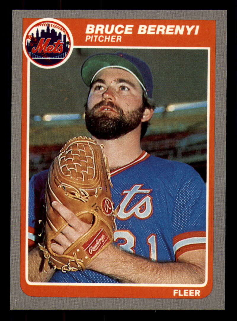 1985 Fleer #73 Bruce Berenyi NM-MT New York Mets Baseball 