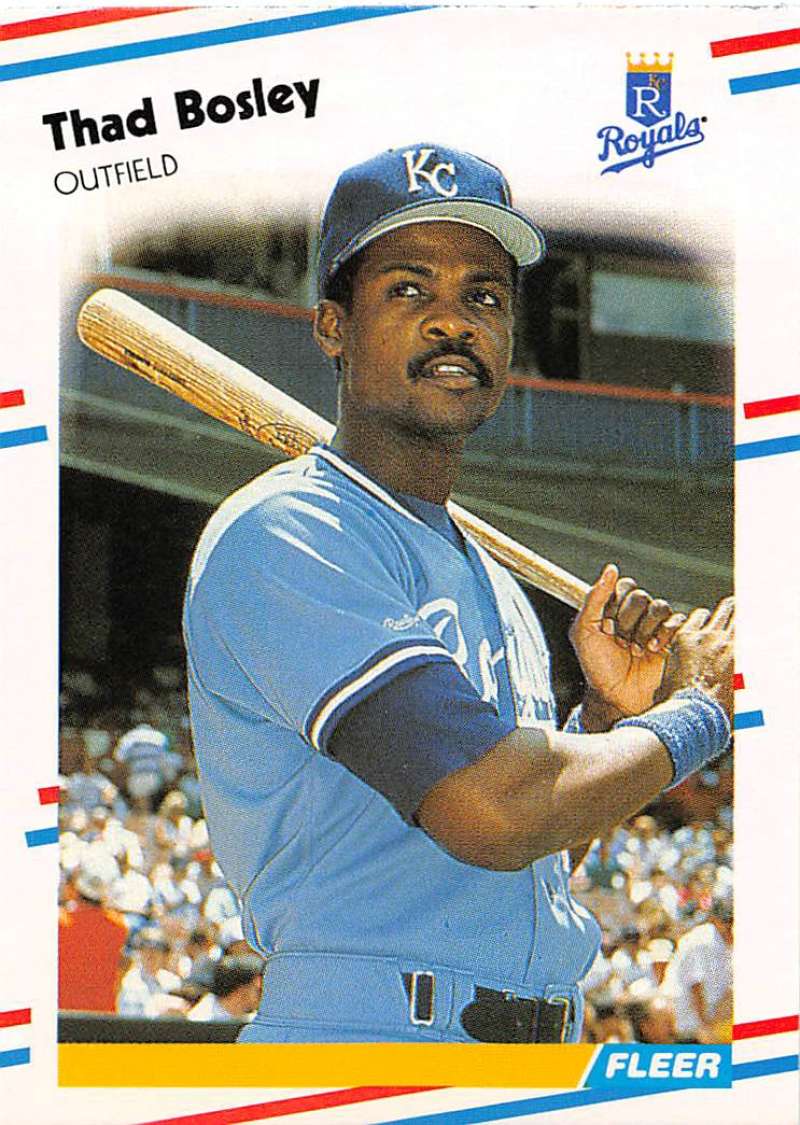 Bo Jackson. Kansas City Royals Outfield. Fleer 1988 #260