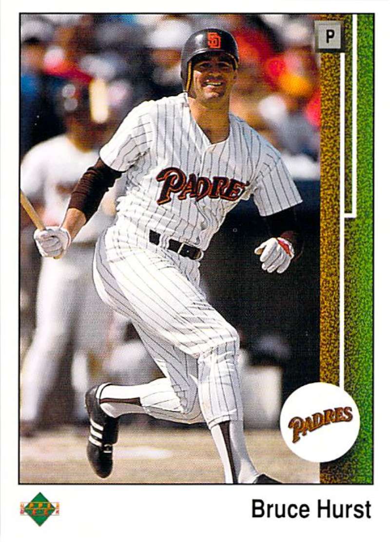 1989 Upper Deck #792 Bruce Hurst UER NM-MT+ San Diego Padres 