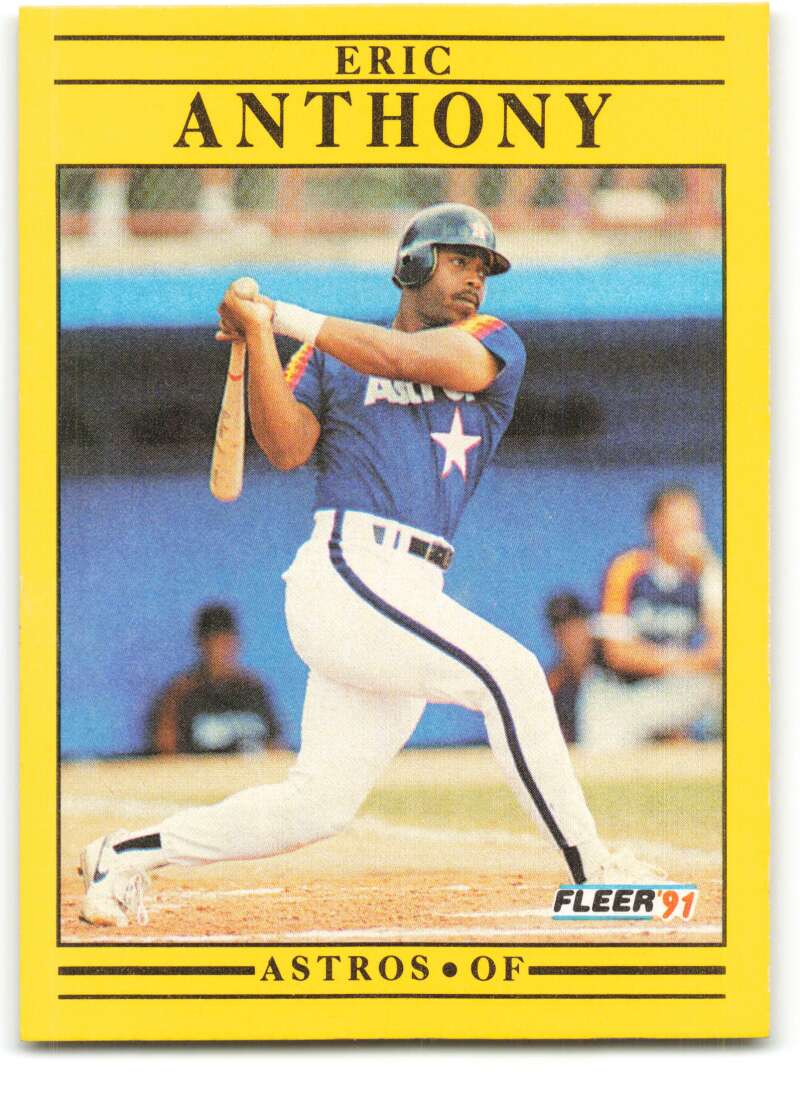 1991 Fleer Eric Anthony #498 NM Astros