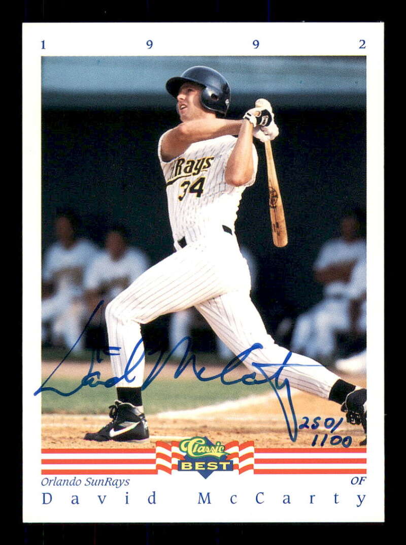 1992 Classic Best Autographs