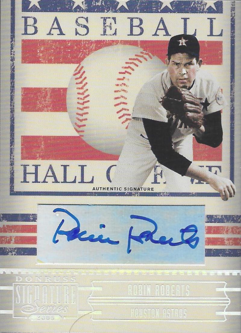 2005 Donruss Signature Hall of Fame Autograph