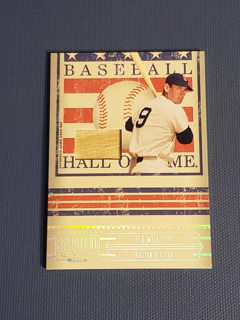 2005 Donruss Signature Hall of Fame Material Bat