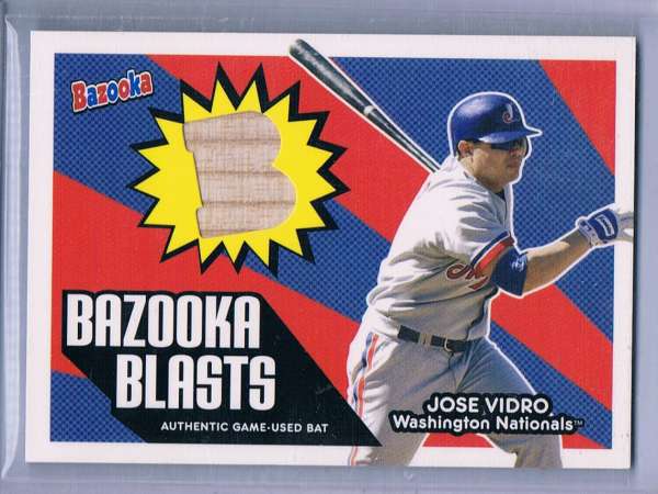 Nomar Garciaparra 2005 Topps Bazooka Blasts Game-Used Bat Card