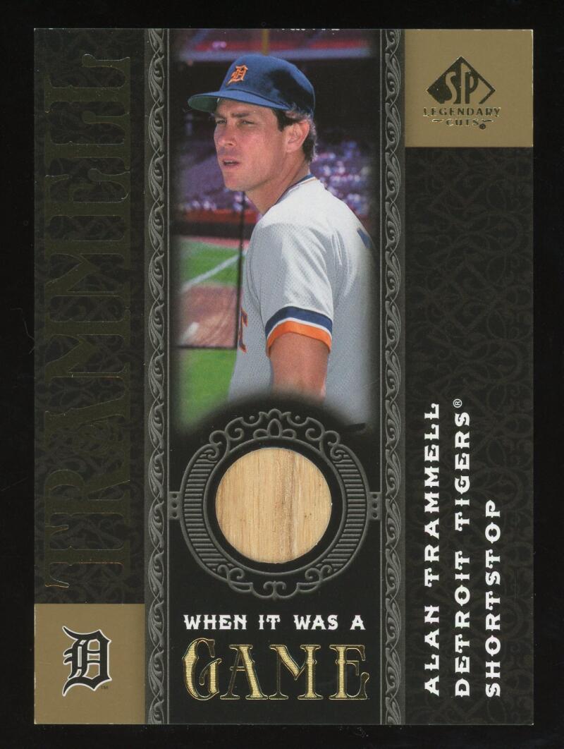 2007 SP Legendary Cuts When it Was a Game Memorabilia