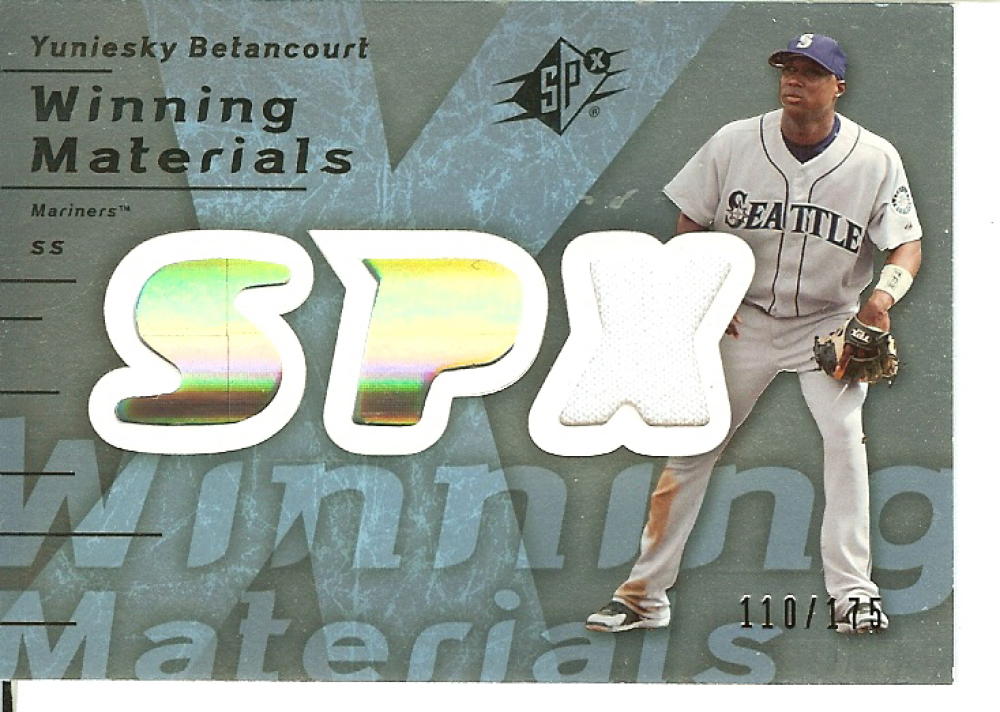 2007 SPx  Winning Materials 175 Blue