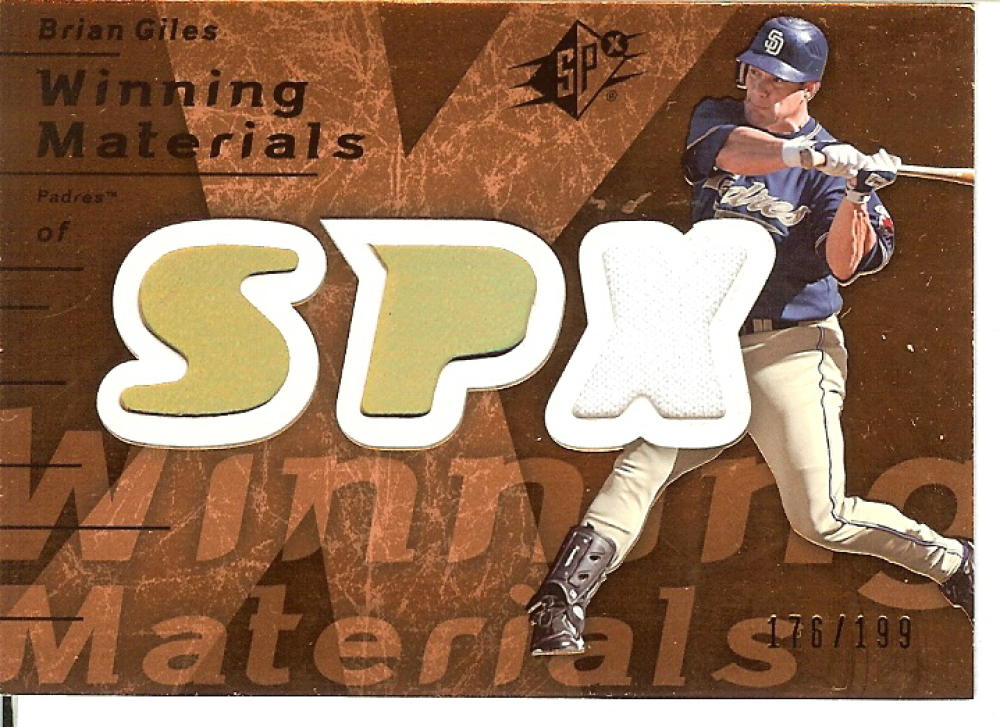 2007 SPx  Winning Materials 199 Bronze