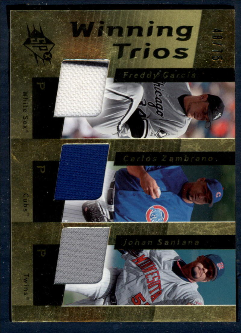 2007 SPx  Winning Trios Gold