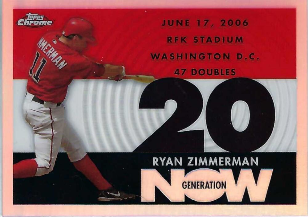 2007 Topps Chrome Generation Now Refractors