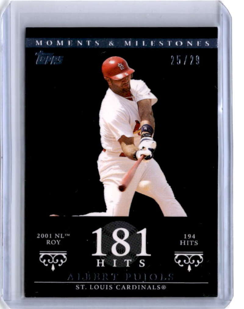 2007 Topps Moments and Milestones Black