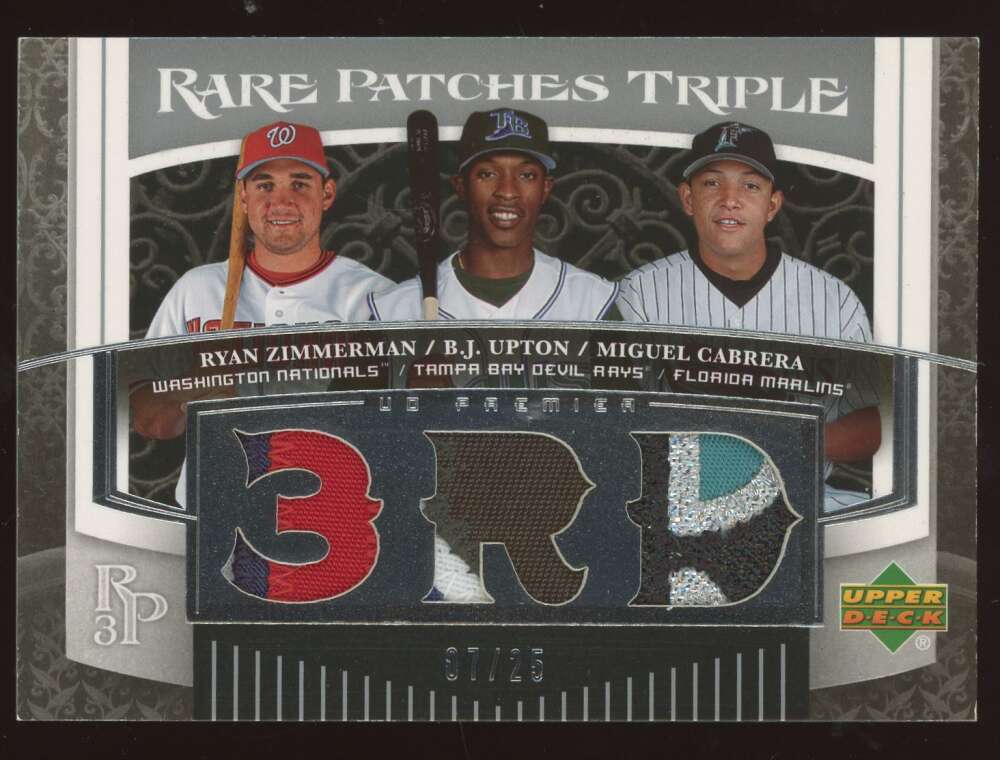 2007 Upper Deck Premier Rare Patches Triple