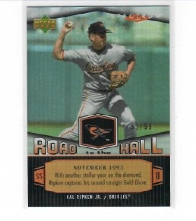 2007 Upper Deck Spectrum Cal Ripken Road to the Hall Gold