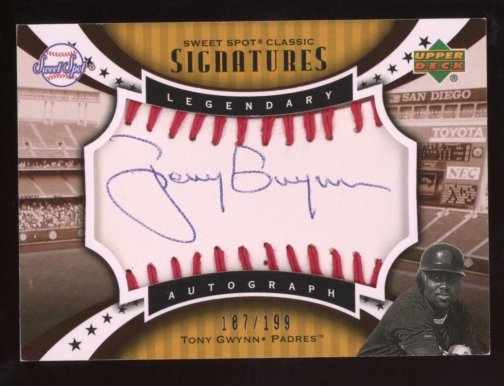 2007 Upper Deck Sweet Spot Classic Signatures Sepia Black Ink