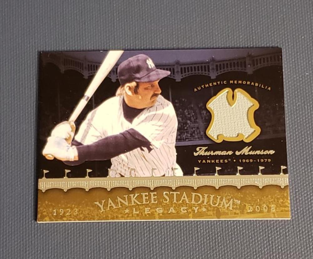 2008 Upper Deck Yankee Stadium Legacy Collection Memorabilia